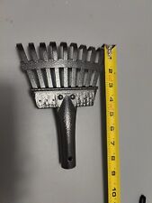 Used, Small Garden Leaf Hand Rake Replacement Head Gardening Soil  for sale  Shipping to South Africa