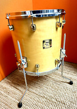 Usado, RARO Vintage Yamaha Arce Personalizado 14x14" Floortom Racktom Natural Brillo Lacado segunda mano  Embacar hacia Argentina