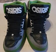  OSIRIS BRONX NYC 83 ULT GREEN BLACK HIGH TOP SKATE SHOES - SIZE 8.5 for sale  Shipping to South Africa