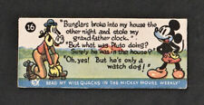 Vintage disney mickey for sale  ARUNDEL