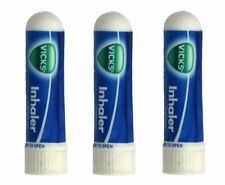 3 x inalador Vicks para congestão nasal alergia a frio nariz bloqueado alívio rápido DHL comprar usado  Enviando para Brazil