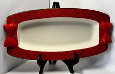 Serving tray red for sale  Minneapolis