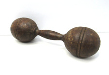 Wooden dumbbell unmarked for sale  Putnam