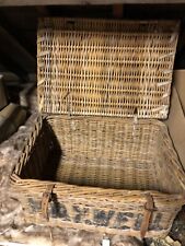 Vintage wicker laundry for sale  LONDON