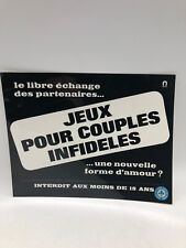 Jeux couples infidèles d'occasion  Expédié en Belgium