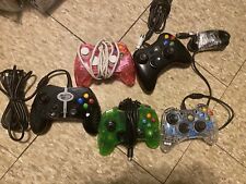 Lot Of Microsoft and Unbranded Xbox 360 Wired Controllers Working/ For Parts for sale  Shipping to South Africa
