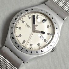 Reloj SWATCH SILVERDROPS Irony aluminio, 1999. Gotas de plata YGS7005M hechas en Suiza segunda mano  Embacar hacia Argentina