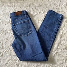Madewell Women's Blue The High Rise Slim Boyjean Size 24, used for sale  Shipping to South Africa