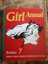 Vintage Girl Annual Number 7 collectable book 1950s Hulton publication stories  for sale  HAWES