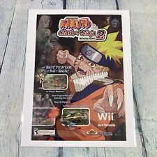 Usado, 2009 Naruto Clash of Ninja Revolution 2 revistas publicitárias impressas papel em quadrinhos arte anime comprar usado  Enviando para Brazil