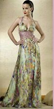 Jovani Couture Multicolored Prom Silk Gown Formal Dress with Sequins size 8 for sale  Shipping to South Africa