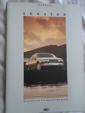 Broszura Vauxhall Senator lipiec 1987 rynek brytyjski  na sprzedaż  Wysyłka do Poland