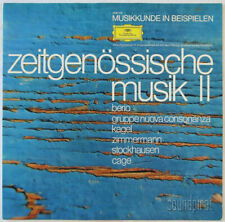 STOCKHAUSEN CAGE BERIO CONTEMPORARY MUSIC II SAMPLER DGG ED.1 STEREO 2536018 NM for sale  Shipping to South Africa