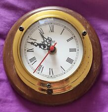 Brass ships clock for sale  BEXLEYHEATH