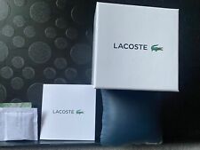 Usado, CAJA DE RELOJ LACOSTE, BLANCA, EXCELENTE, ORIGINAL, COJÍN INTERIOR, FOLLETO segunda mano  Embacar hacia Mexico