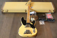 Fender Ltd Custom Shop 1951 reedición bajo de precisión reliquia Nocaster rubio + Estuche tierra libre segunda mano  Embacar hacia Argentina