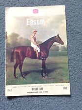 Epsom derby racecard for sale  REDHILL