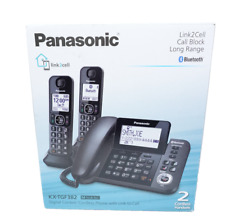 Panasonic Link2Cell Bluetooth DECT 6.0 Phone System And Answering Machine, used for sale  Shipping to South Africa