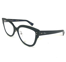 Usado, Monturas de gafas Dior DiorExquiseO 2XB borde grueso para ojos de gato negro 52-17-140 segunda mano  Embacar hacia Mexico
