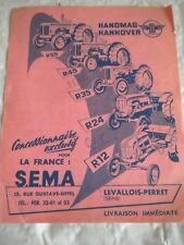 Tracteur vintage brochure d'occasion  Bais