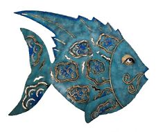 Turquoise fish metal for sale  LONDON