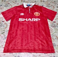 Camisa de futebol vintage Manchester United 1992/94 Umbro tamanho S autêntica  comprar usado  Enviando para Brazil