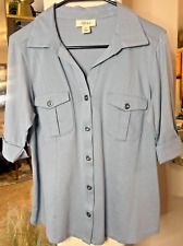 Blusa Style & Co. Macy's azul com botões manga 3/4 ⭐⭐BOGO FREE⭐⭐🚚 comprar usado  Enviando para Brazil