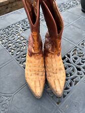 Crocodile boots brown for sale  Shelbyville