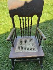 old solid wood rocking chair for sale  Lockwood