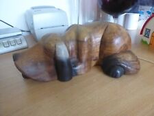 Large wooden bloodhound for sale  NORTHAMPTON