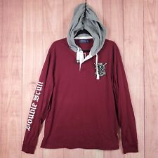 Used, Polo Ralph Lauren Hoodie Mens Sz L Henley Double Scull Rowing Club for sale  Shipping to South Africa