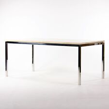 2011 Beige Granite 6x3 ft Meeting Dining Conference Table Stainless Base Knoll  for sale  Shipping to South Africa