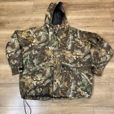 Mens XL Gander Mountain Guide Series Rain Jacket Goretex Hooded Camo Full Zip for sale  Shipping to South Africa