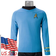 The Original Series Camisa Azul Spock Cosplay TOS Fantasias Uniforme Novo comprar usado  Enviando para Brazil