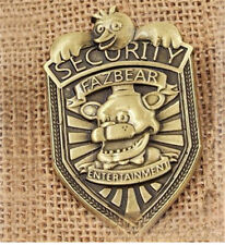 Marke FNAF fünf Nächte bei Freddy's Security Badge Pin Silber Badge Broschen comprar usado  Enviando para Brazil