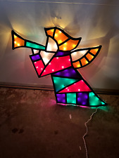 Impact Plastics Stained Glass Christmas Angel - 22" - Indoor/Outdoor - with Box, used for sale  Shipping to South Africa