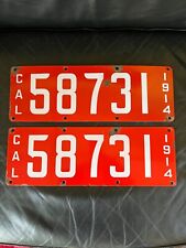 1914 california license plate for sale  San Luis Obispo