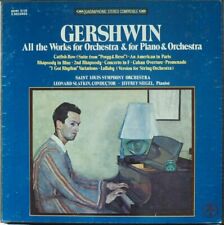 Vox QSVBX5132 Gershwin: Obras Completas para Piano e Orquídea/Slatkin, Caixa de 3LP, TAS, QUASE PERFEITO- comprar usado  Enviando para Brazil