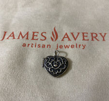 James Avery Retired & HTF Ornate Heart Locket Charm/Pendant for sale  San Antonio