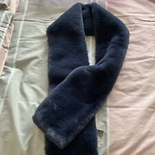 Navy blue faux for sale  CHELMSFORD