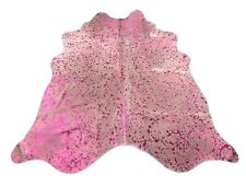 Pink cowhide rug for sale  Champlain