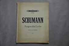 Schumann ausgewählte lieder gebraucht kaufen  Steinau