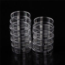 10Pcs Sterile Polystyrene Plastic Petri Dishes Plate With Lids 35x15mm .qi for sale  Shipping to Canada