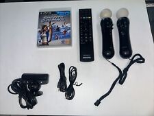 Usado, Sony Play Station 3 paquete de movimiento - Controlador DVD cámara de movimiento, 2 controladores segunda mano  Embacar hacia Argentina