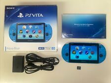SONY PlayStation PS Vita 2000 Aqua Blue Console Near MINT CONDITION 8gb CIB for sale  Shipping to South Africa
