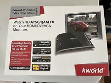 KWorld SA295-Q DE EXTERNO ATSC/QAM TVBOX EDICIÓN HDMI, usado segunda mano  Embacar hacia Argentina
