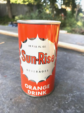 Lata de refresco Sun Rise VACÍA 12 oz naranja bebida Pop LATA, Marshall, MINN - RARA lata antigua segunda mano  Embacar hacia Argentina