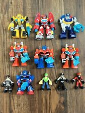 Lote de 11 Playkool Heroes Transformers Set Bots de Rescate y Town People Hasbro segunda mano  Embacar hacia Argentina