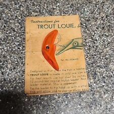 Vintage trout louie for sale  Elk