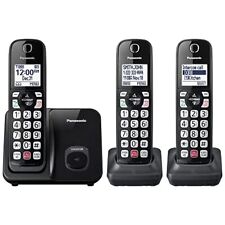 Sistema de telefone sem fio Panasonic KX-TGD813B com bloqueio avançado de chamadas, identificador de chamadas  comprar usado  Enviando para Brazil